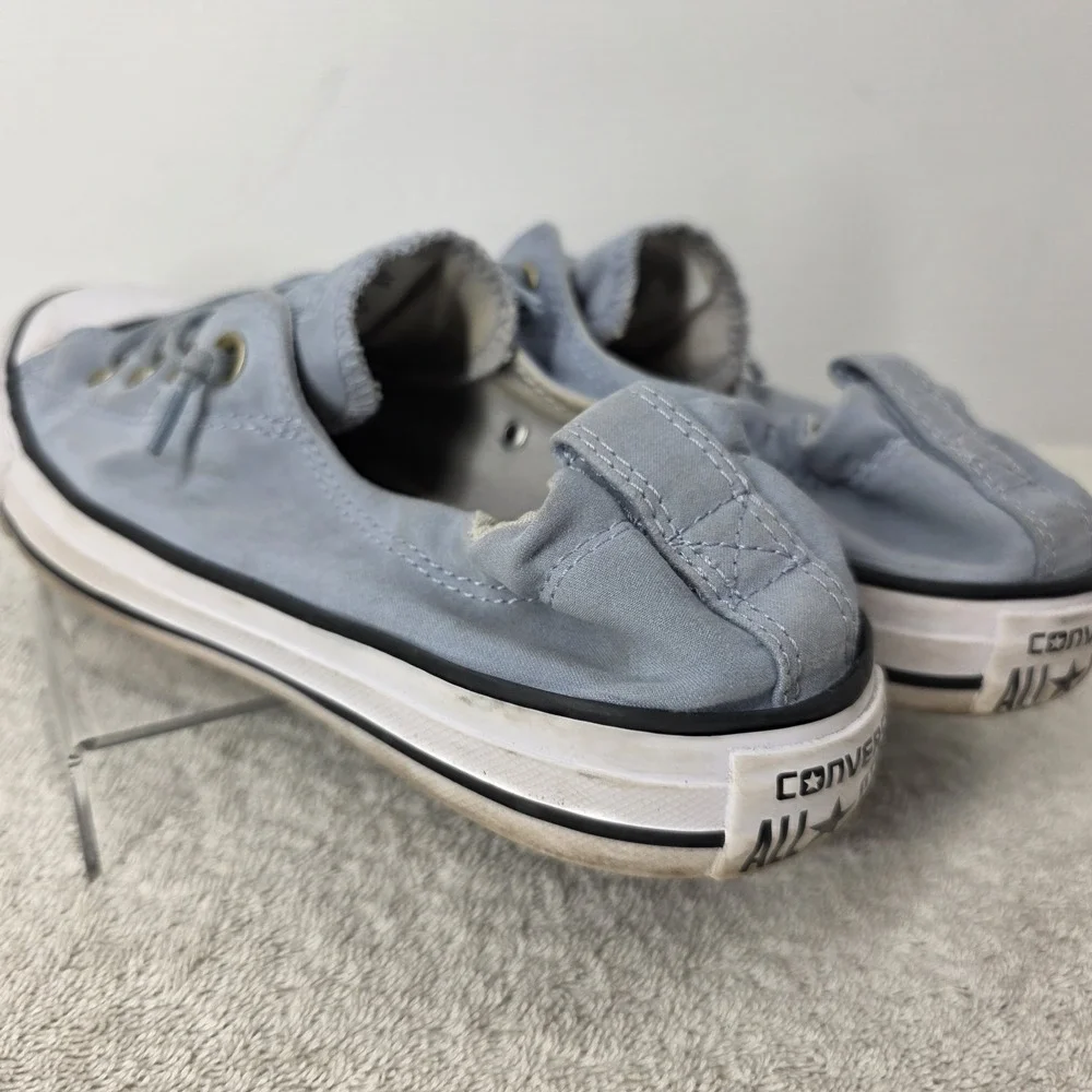 CONVERSE ALL STAR Stretch Elastic Heel Women's SIZE 9 Ladies Blue Lace Shoes
